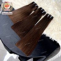 Perruque Cheveux Humains Remy 100% Vietnamiens Qualité Vierge Couleur Classique Tendance Majeure 2025 20 Pouces de Longueur Étirée Double Tirage