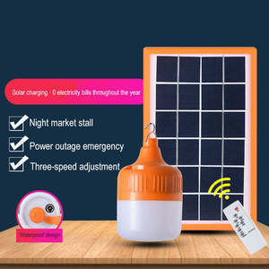 Bán Hot LED bóng đèn khẩn cấp với điều khiển từ xa có thể sạc lại năng lượng mặt trời Nhà bóng đèn LED bulbs với panel năng lượng mặt trời - Product Image 3
