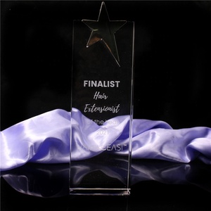 Venta al por mayor superventas personalizado estrella impresa cristal promocional trofeo Cricket deportes ganador cristal trofeo para ganador - Product Image 3