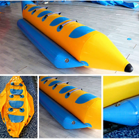 Bateau banane gonflable et tube de remorquage Flying Fish pour parcs aquatiques et plages, fabriqué en Chine continentale