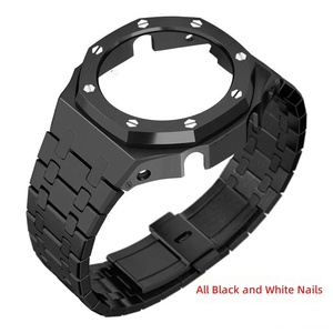 Kit de luxe Lionorm en or givré pour accessoires de remplacement <span class=keywords><strong>2100</strong></span>, bracelets de montre en acier inoxydable 316 de 4e génération pour <span class=keywords><strong>Casio</strong></span> <span class=keywords><strong>GA</strong></span>-<span class=keywords><strong>2100</strong></span> - Product Image 4