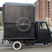 Chariot à glaces électrique en aluminium, tricycle, machine à hot-dogs, kiosque, bar à bière mobile, chariot à jus, camion de petit-déjeuner