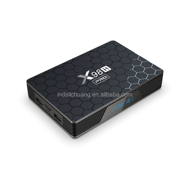 Factory X98H Pro Android OS Version 12.0 TV Box Newest Android 12.0 with H618 Allwinner Chipset Supports Wifi6 and Bt5.0