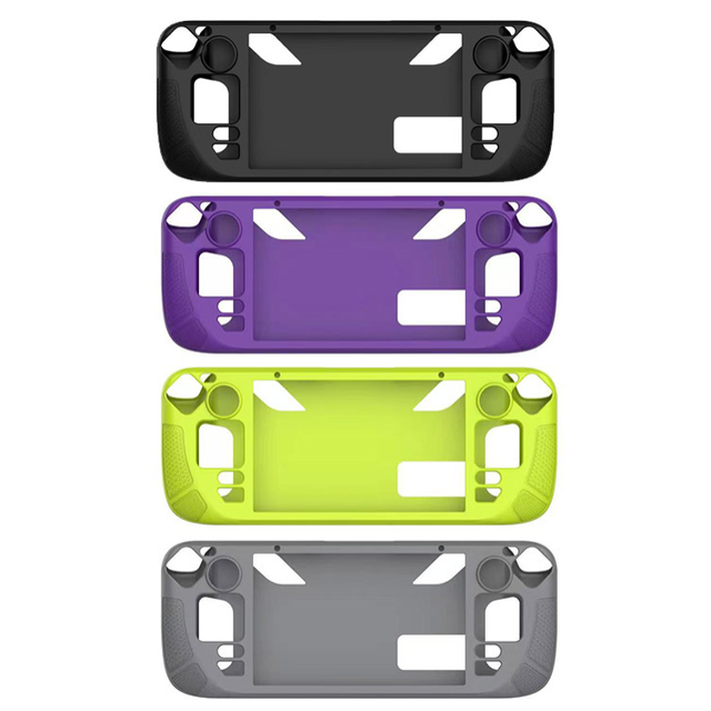 For Steam Deck Case with Kickstand with Stand Shock-Absorption Non-Slip Anti-Scratch Accessories Skin for Steam Deck