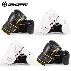 Guanti da Boxe Professionali GINGPAI in Pelle Bovina con Impugnatura Elastica per Arti Marziali, Allenamento Libero, Muay Thai, Sacco da Boxe, Sanda, Combattimento - Product Image 5