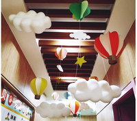 Nuage en coton moderne décorations de plafond de mariage nuage blanc accessoires suspendus maison Hall fenêtre centre commercial école boutique