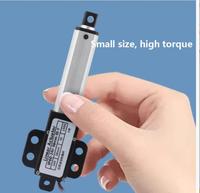 Mini vérin électrique à tige de poussée, micro-actionneur linéaire DC12V/24V 20-150N, moteur à mouvement alternatif pour automatisation à distance