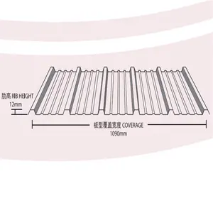 LYSAGHT MC multi ribbed Corrugated GI/GL/PPGI/PPGL Roofing Sheet