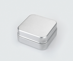 Contenedor de estaño de aluminio cuadrado de 3 capas doble portátil de alta calidad Diseño de drenaje 3D para viajes en interiores Uso en hoteles Latas de metal - Product Image 4