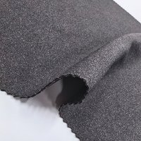 Tissu Scuba en maille double mélangée unie, 280 GSM, 95% Polyester 5% Spandex DTY, pour survêtements, sweats à capuche et pantalons