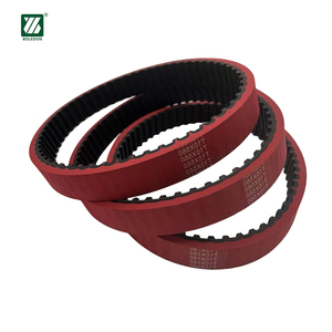 Correa Dentada de Goma con Recubrimiento de Goma Roja T10-560, Venta Directa de Fábrica - Product Image 3