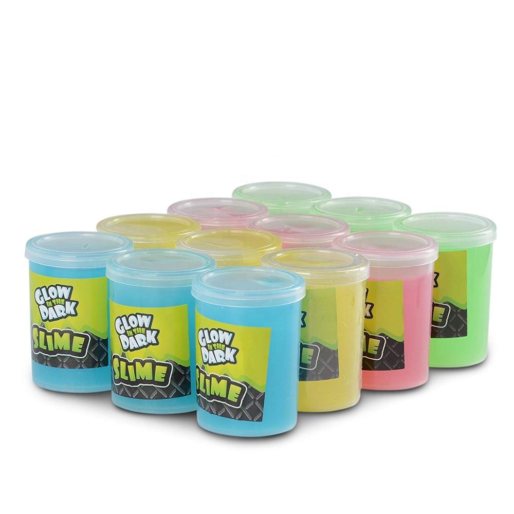 Светящаяся в темноте разноцветная мягкая Хрустальная кружка Diy слайм для детей игрушка слайм