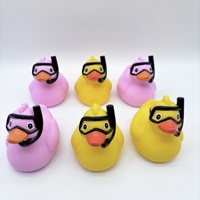 Jouets de bain pour bébé en caoutchouc personnalisés exclusifs, jouets de bain originaux pour enfants avec des motifs uniques