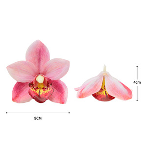 Fleurs d'orchidées Cymbidium artificielles Dongchen Crafts pour décorations de mariage et décoration intérieure - Product Image 5