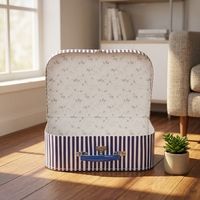 Cajas de Regalo para Bebés Recién Nacidos al por Mayor, Caja de Embalaje Decorativa con Forma de Maleta de Juguete, Cajas de Cartón con Asa
