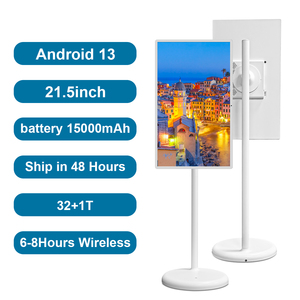 Televisor Portátil Inteligente con Pantalla Táctil de 21.5 Pulgadas, Televisor LCD Portátil Recargable y Móvil - Product Image 1