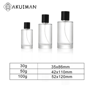 Flacons vaporisateurs en verre transparent vides de 50 ml avec boîte - Product Image 4