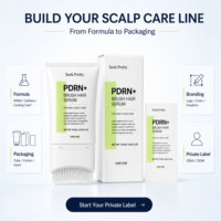 Serum Rambut Eksosom Label Pribadi dengan Aplikator Sikat untuk Perawatan Kulit Kepala, Menguatkan Akar Rambut, Mencegah Kerontokan, Perawatan Kulit Kepala Harian