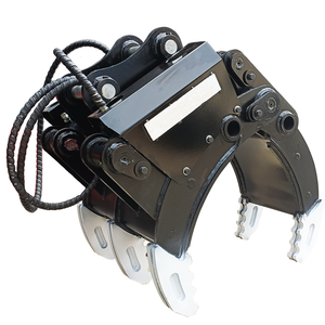 Hot Sale Mini Excavator Attachment Hydraulic <strong>Log</strong> <strong>Grapple</strong> for Forestry Rotating Wood Rock Demolition Motor as Core Component - Product Image 1