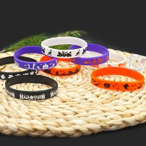 สายรัดข้อมือซิลิโคนลายฟักทองผีฮาโลวีน ดีไซน์ใหม่ ราคาถูก ปรับแต่งโลโก้และข้อความได้ - Product Image 6