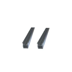 Aluminum profile Slot 8 PVC cover strip