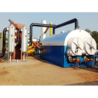 Usine de pyrolyse de dernière technologie machine de pyrolyse des pneus machine de recyclage des pneus pour l'huile de produit