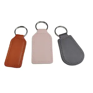 8mm Snake Surface PU Leather Keychain Key Chain for DIY Custom Keychains Jewelry Making Accessories