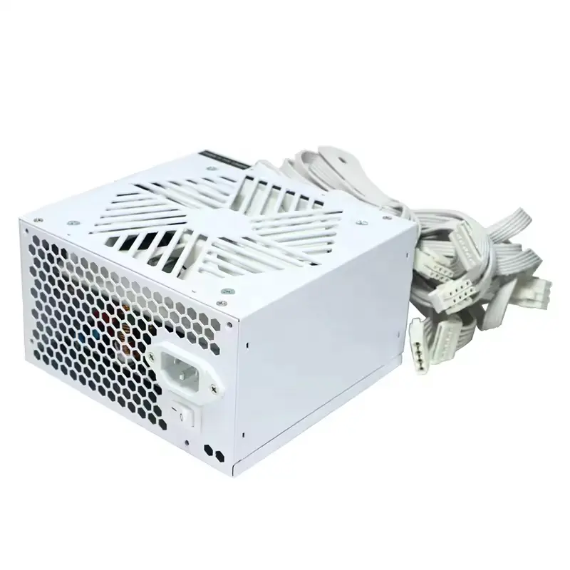 PC Power Supply Gaming Quiet 12cm Fan 24pin 12V ATX PSU Desktop 600w 700w 800w White Certified 80Plus Bronze Power Supply for pc