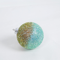 Ornement de Noël en verre rond fait main de haute qualité Miman avec 3 couleurs pour la décoration de la maison pendant les fêtes
