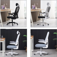 Chaise d'ordinateur de bureau de direction moderne et ergonomique confortable Caractéristiques réglables Conception en maille Minimiser la fatigue Assis prolongé