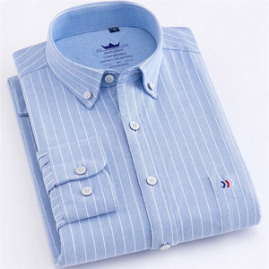Ropa de moda para hombres, 2020 de los hombres de manga larga t camisas para <span class=keywords><strong>hombre</strong></span> camisa Formal - Product Image 2