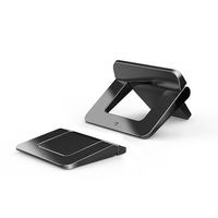 Mini support d'ordinateur portable Portable support pour ordinateur portable Invisible support de refroidissement réglable support de Table de tablette Support pour Macbook Xiaomi Air