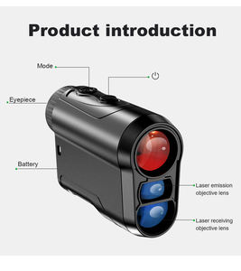جهاز قياس المسافات بالليزر للصيد والرماية بمدى 1000 متر، مع حزام مموج وخاصية الإمالة لقياس المسافات في الجولف - Product Image 6