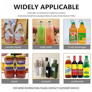 Machine d'étiquetage de bouteilles pour petites entreprises, personnalisable en usine, pour bouteilles de vin et d'eau, contrôlée par PLC, écran tactile automatique, verre/métal - Product Image 6