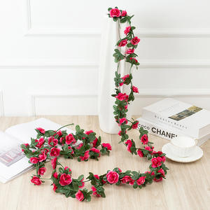 Artisanat floral réaliste suspendu guirlande de fleurs en soie vigne de pivoine artificielle pour <span class=keywords><strong>magasin</strong></span> maison fête jardin clôture décoration - Product Image 2