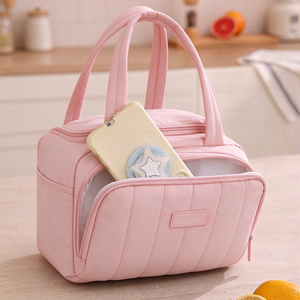 2025 New Fashion Design Brand Waterproof Nylon 4-Person Travel Lunch <b>Bag</b> Custom Portable Large Capacity Zipper Outdoor <b>Bag</b> - Product Image 2