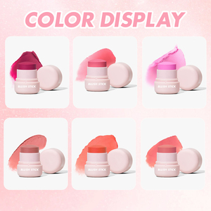 Barra de Rubor en Crema de Alta Pigmentación al por Mayor, Resistente al Agua, Vegano, de Larga Duración, Tinte Natural para Mejillas, Etiqueta Privada Personalizada - Product Image 3