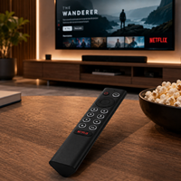 Télécommande intelligente multifonction SKY pour téléviseur avec prise en charge de Netflix, portée de 8 à 12 m