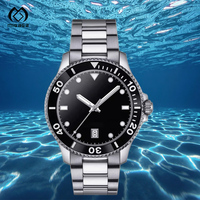 Reloj de Cuarzo Migaga de Nuevo Diseño, Moderno, Resistente al Agua 10 ATM, de Acero Inoxidable, Resistente al Agua hasta 100 Metros, Reloj de Buceo, Casual de Negocios