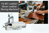 Machine à refendre le cuir FS-801 220V 50kg certifiée CE - Prix usine Bell Auto Interiors pour la fabrication de chaussures, garantie 1 an