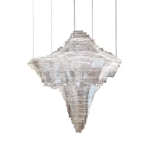 Candelabro de piña de diseño danés moderno de círculo grande, techo de lujo para vestíbulo de hotel, ingeniería de Villa - Product Image 2