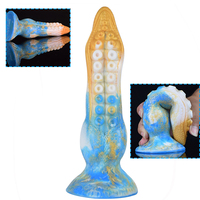 Dildo Anal NNSX con Nudo Grande, Textura de Tentáculos de Pulpo con Ventosa, Juguetes de Fantasía Estimulantes, Tapón Anal, Productos Eróticos
