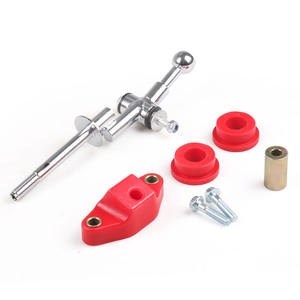 Pomo de Palanca de Cambios de Cuero AC para Subaru WRX STI 2004-2019 Modificado de 6 Velocidades con Buje Tipo Cristal - Product Image 5