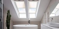 Store occultant pour fenêtre de toit Skylight, avec revêtement thermique argenté, pour stores de toit