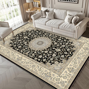 Tapis en cachemire synthétique ultra doux, fabriqué à la machine, imprimé sur mesure, design persan classique, pour la vente en gros, enfants, familles - Product Image 5