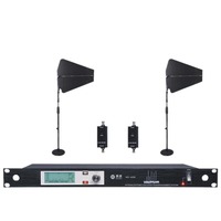 Distributeur d'antennes de microphone sans fil UHF HuiDu HD-AD9 avec système de gestion du spectre RF en alliage d'aluminium LPDA 1U pour montage en rack