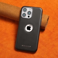 Étui en cuir tout compris pour Apple 17Pro Max 15/16Plus téléphones mobiles 13Pro avec lanière et porte-carte magnétique