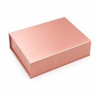 Boîtes cadeaux magnétiques en or rose de luxe personnalisées Kexin avec des matériaux recyclés et un design de logo personnalisé pour l'emballage de produits haut de gamme