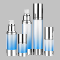 Vente directe d'usine, flacon pompe sans air en plastique de haute qualité pour emballages cosmétiques, sérum, lotion, 15 ml, 30 ml, 50 ml, PPWR
