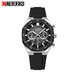 8489 CURREN Relogio Masculino Fashion Wristwatch Men Stainless Steel Luminous Calendar Quartz Watch for Men Relojes - Product Image 1